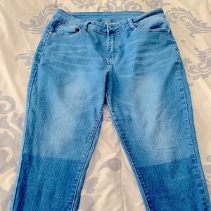 Fashion nova patch knee jeans